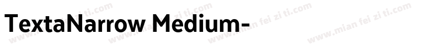 TextaNarrow Medium字体转换